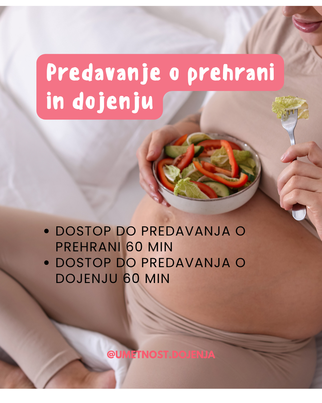 Predavanje o prehrani in dojenju